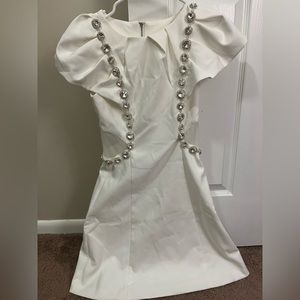Sierra Darrien white dress